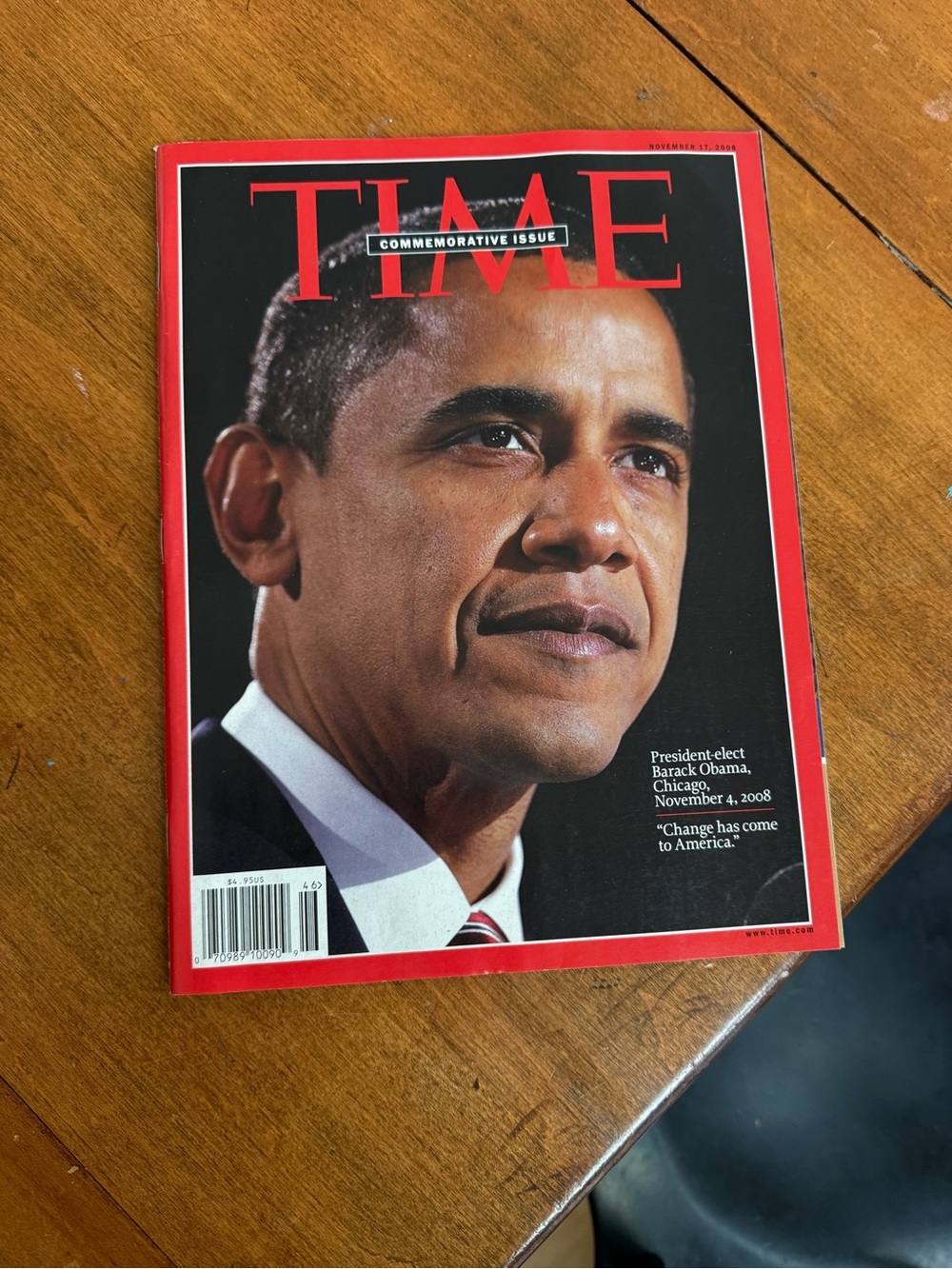 TIME Magazine – Commemorative Issue | Barack Obama | November 17, 2008